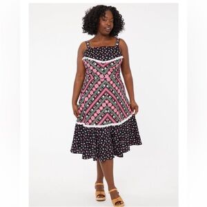 Joanie Clothing Maude Vintage Inspired Midi Dress